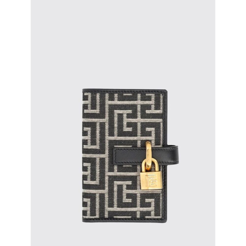 Balmain Wallet Men Black